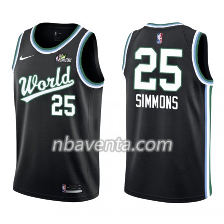 Camiseta Hombre Philadelphia 76ers Ben Simmons 25 Nike 2019 Rising Star Swingman